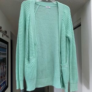 Tobi Mint Green Cardigan/ sweater , size Sm/M